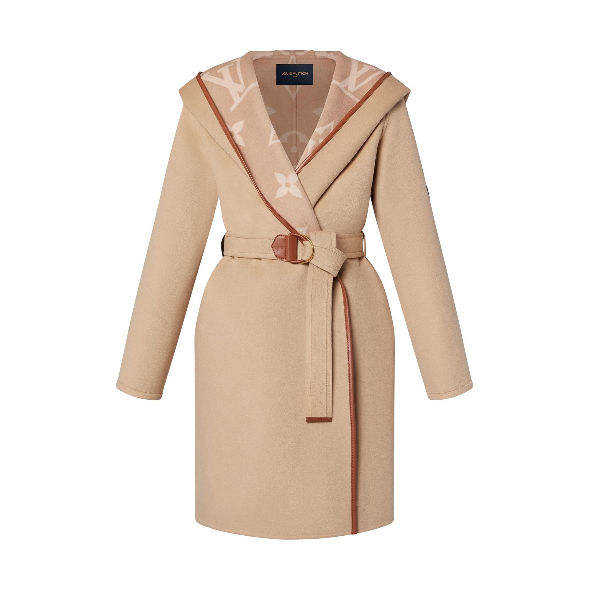 LOUIS VUITTON コート Belted Double Face Hooded Wrap Coat - Women - Ready-to-Wear
